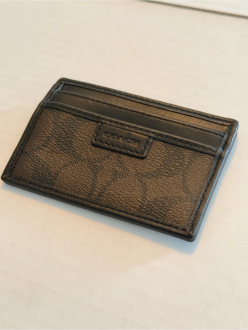 Coach and Michael Kors Men's Leather Card Case Wallet